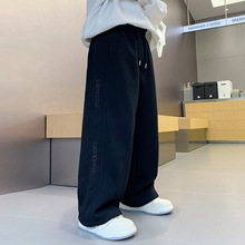 男童秋装裤子秋冬款2025新款大儿童卫裤运动一体加绒加厚冬季长裤