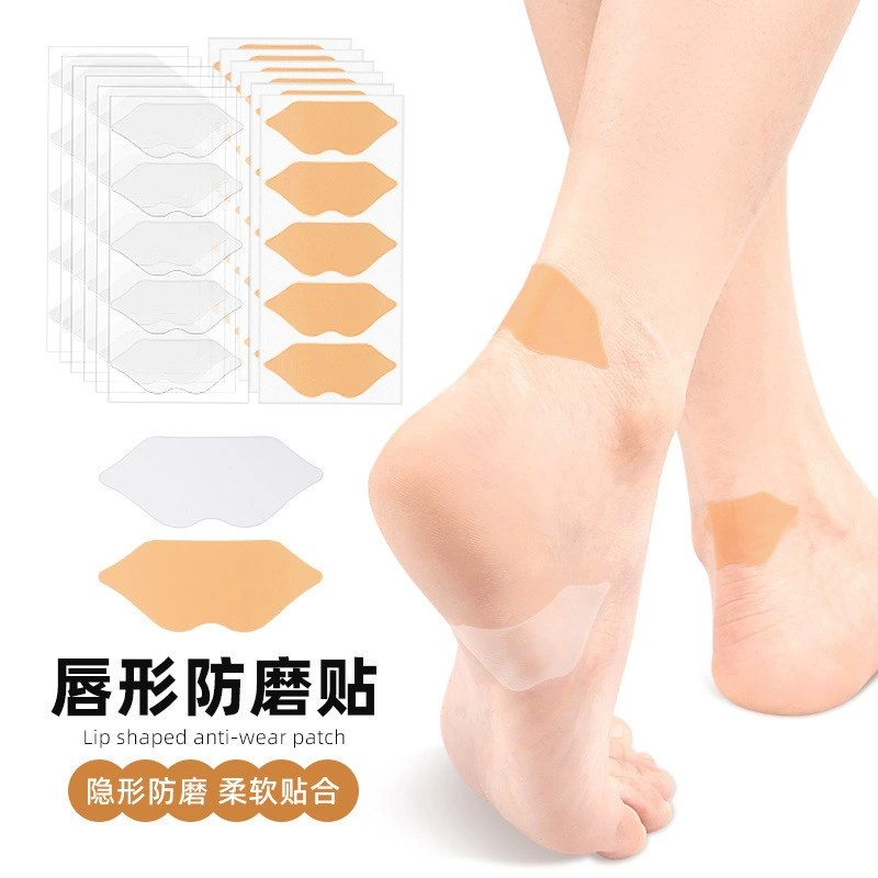 Противоизносная накладка на каблуке в форме губ для высоких каблуков, остроконечных туфель, противоскользящая накладка на палец и лодыжку, невидимая накладка для ног, снимающая давление на ногу.