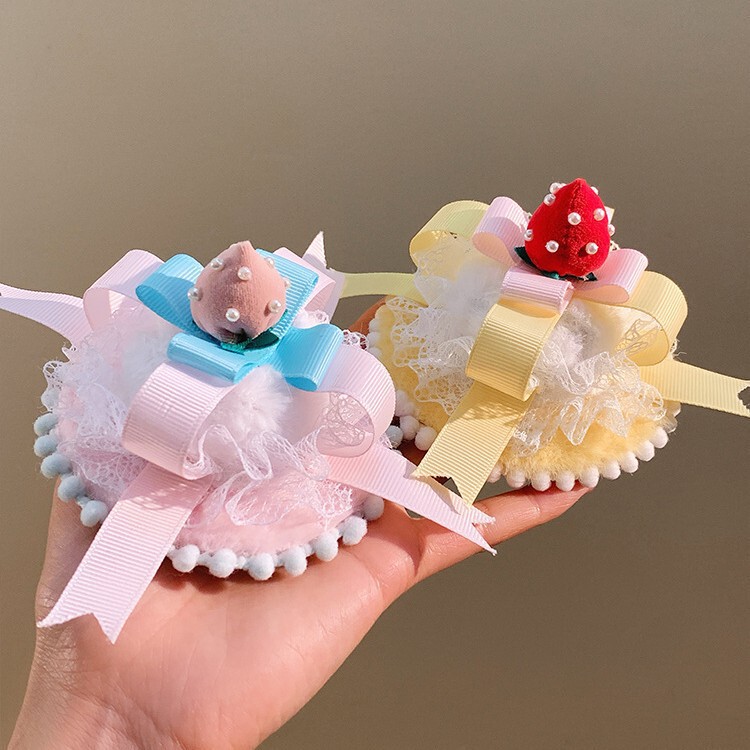 甜蜜糕点~可爱草莓蛋糕生日帽头饰发夹女高级感少女心拍照洛丽塔|undefined