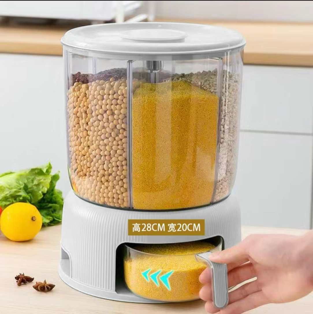 Caja de almacenamiento de granos