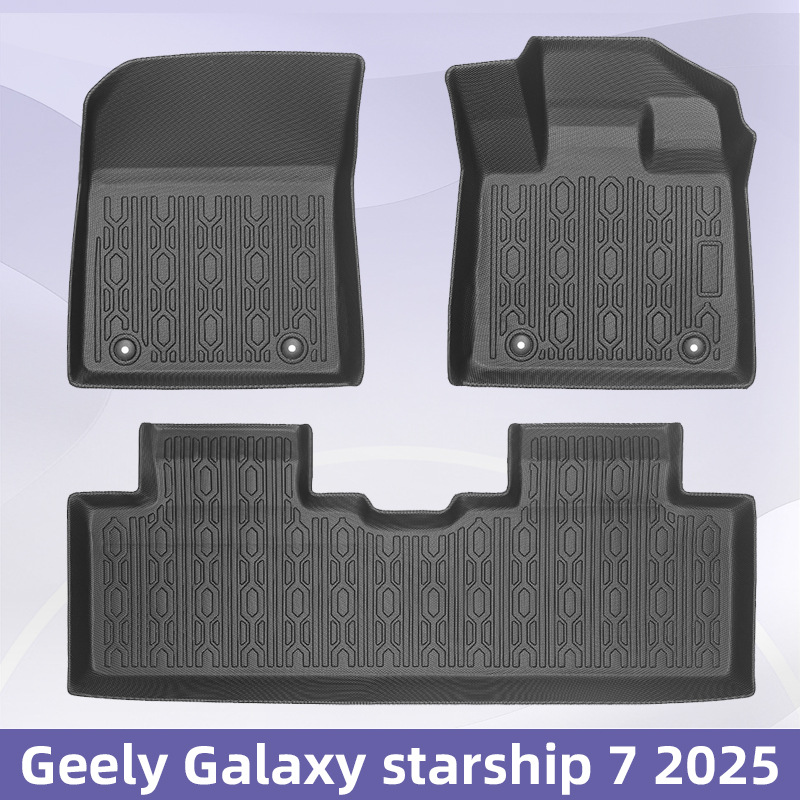 Para Geely Galaxy Starship 7 2025 timón derecho 3D todo el tiempo TPE almohadilla