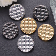 轻奢冷淡风不规则面金属圆形复古立体纽扣毛呢大衣外套手缝扣批发
