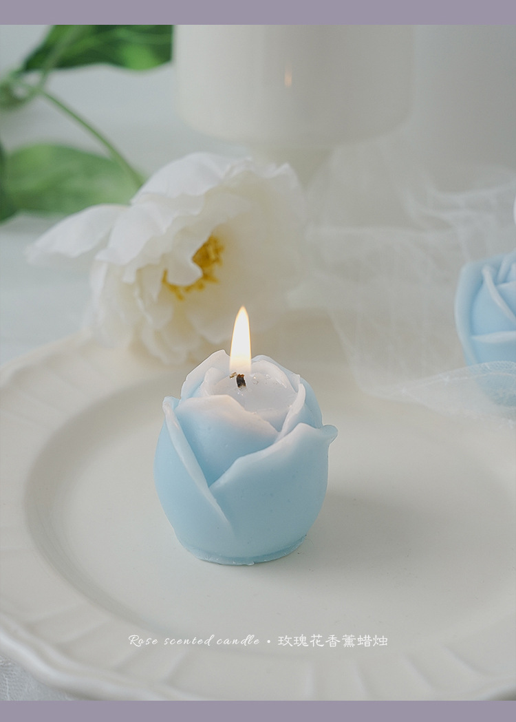 Fashion Flower Paraffin Candle 1 Piece display picture 3
