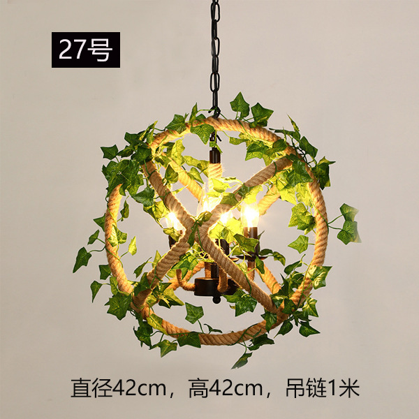 Lámpara Colgante Industrial para Plantas de Hierro Decorativa para Restaurante Bar y Cafetería
