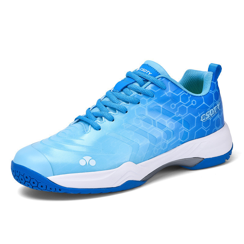 Badminton Shoes Men's and Women's Breathable Tennis Shoes Professional Adult Flat Non-Slip volleyball Shoes Lightweight Table Tennis and Feather sneaker