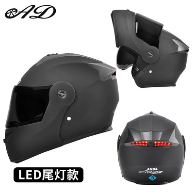 Motosiklet kaskı (dəbilqə): Visors, Women's Electric Vehicle Open-Face Helmet - 3c-tail-light-model-matte-black-black-tea-mirror-high-definition-mirror