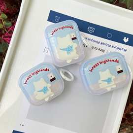 苹果耳机保护套适用AirPods2/3/4可爱动物背影Airpods pro耳机壳