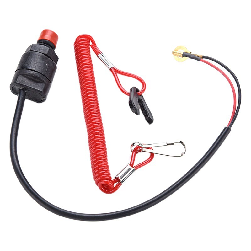 Выключатель отключения пламени двигателя на стороне моторной лодки с страховочным тросом Переключатель устройства пламени квадроцикла