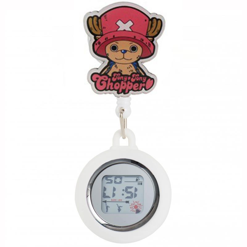Reloj de enfermera de estiramiento multifuncional luminoso fuerte reloj colgante reloj electrónico digital retráctil de dibujos animados lindo clip cronómetro reloj de bolsillo
