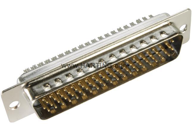 HARTING 浩亭 09565005604 78针 焊杯接线 D连接器公头