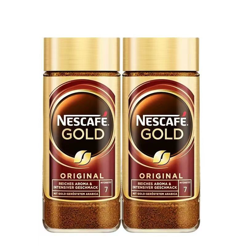 Nestlé Gold Medal Coffee Swiss Freeze-Dried Granules Instant Pure Black Nestlé Coffee Bottled Fitness Original Wholesale