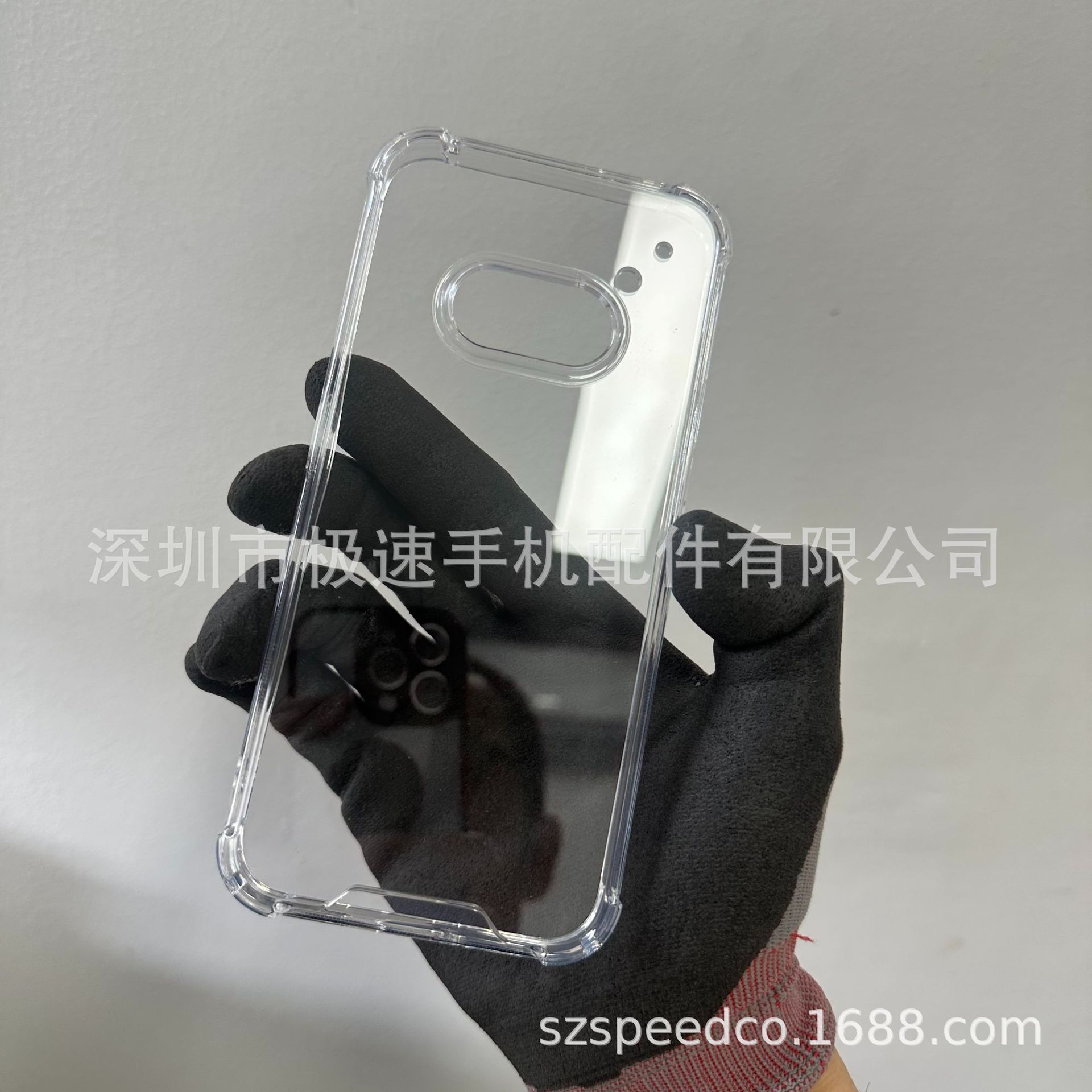 适用于Nothing Phone2A四角防摔手机壳 透明加厚亚克力素材保护套