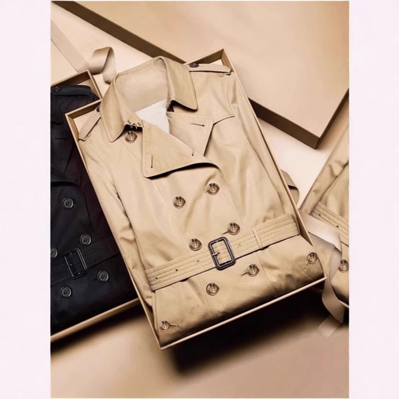 Boutique Boutique 2026 Spring New Style Women's Long Trench Coat, Same Style as Jeon Ji-Hyun, Big-Name British Style Khaki Coat