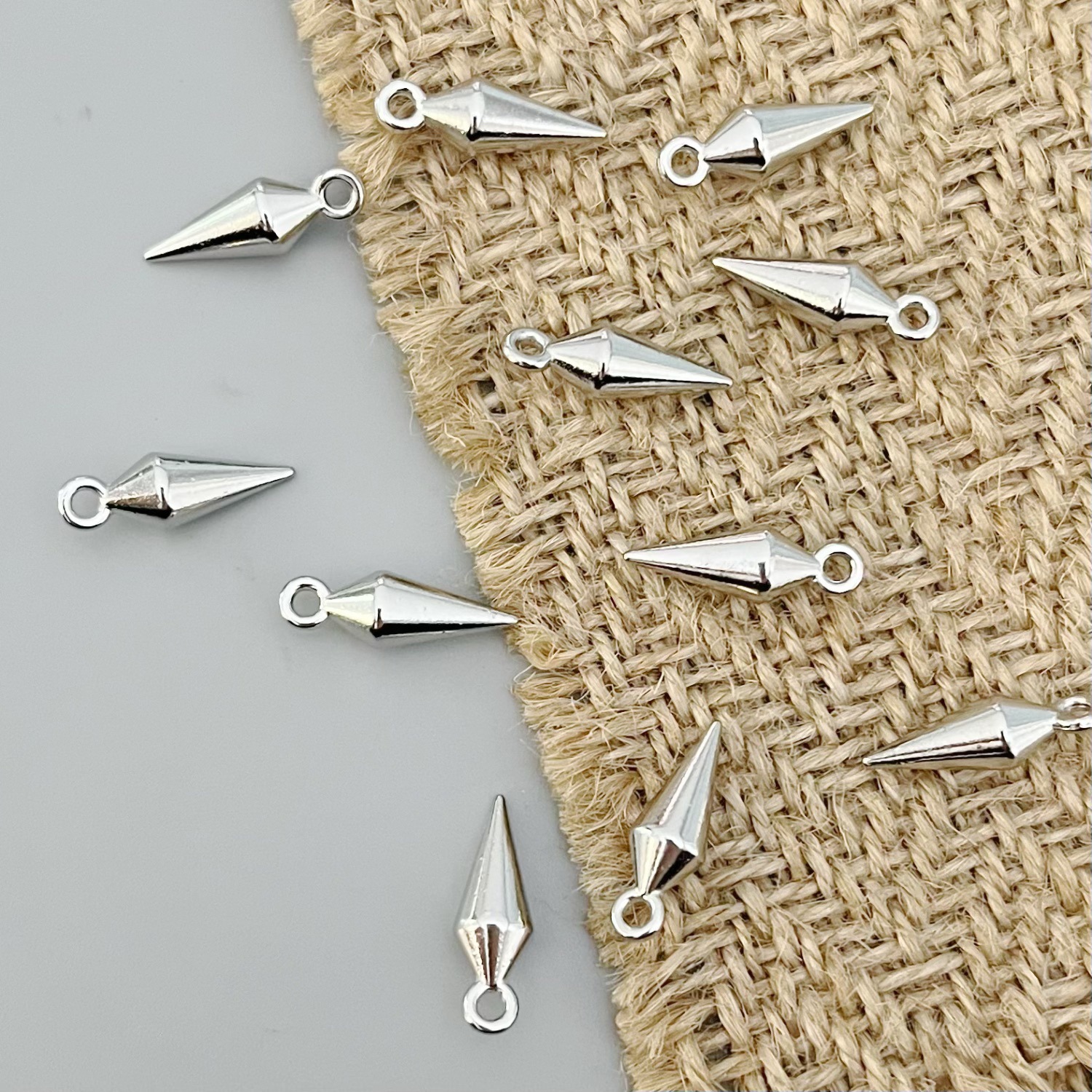DIY Nail Ball Tapered Pendant Sweet Style Alloy Jewelry Accessories Necklace Earrings Bracelet Pendant Factory Direct Sale