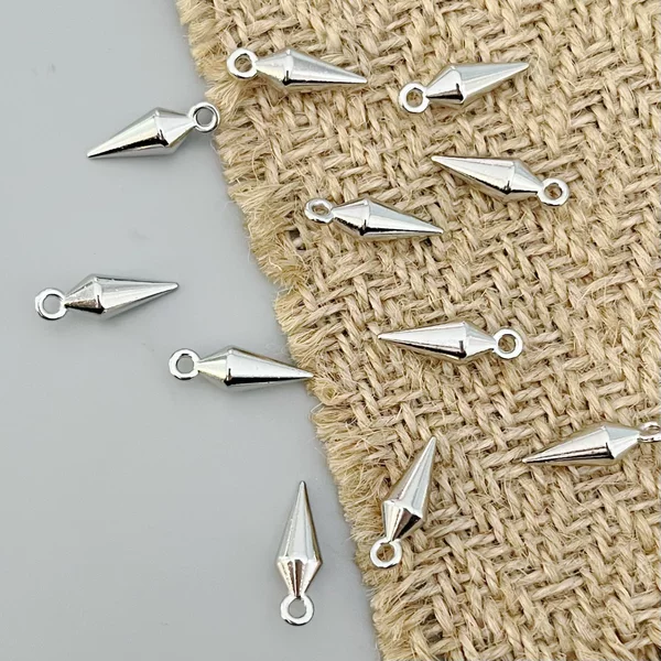 DIY Nail Ball Tapered Pendant Sweet Style Alloy Jewelry Accessories Necklace Earrings Bracelet Pendant Factory Direct Sale