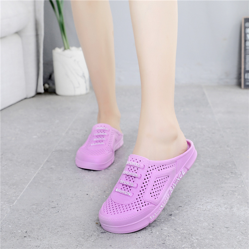 Neue Material Hälfte Baotou Höhle Vogel S Nest Casual Klettern Rafting Big Boy Damen Paar Garten Hausschuhe_voghion.com