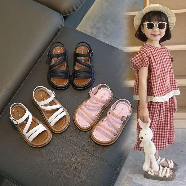 Children's elegant fashionable cute universal sandals open toe for…