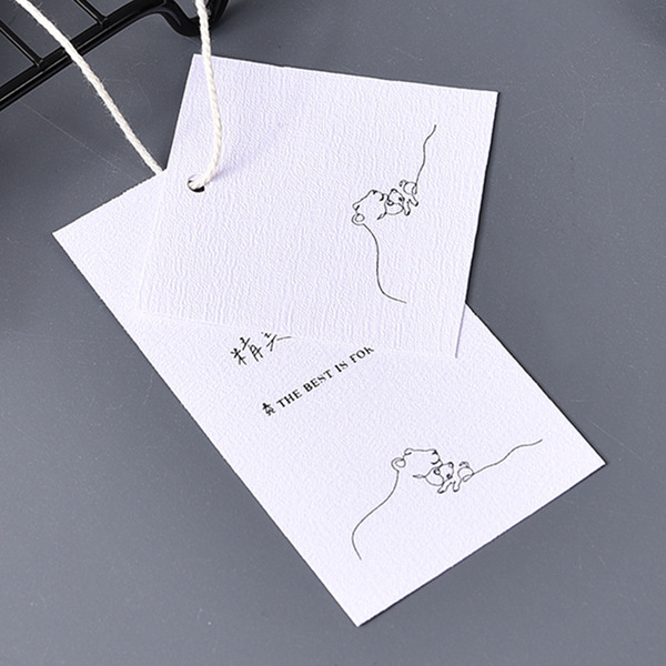 Women's tag small fresh clothing store price label paper printing…