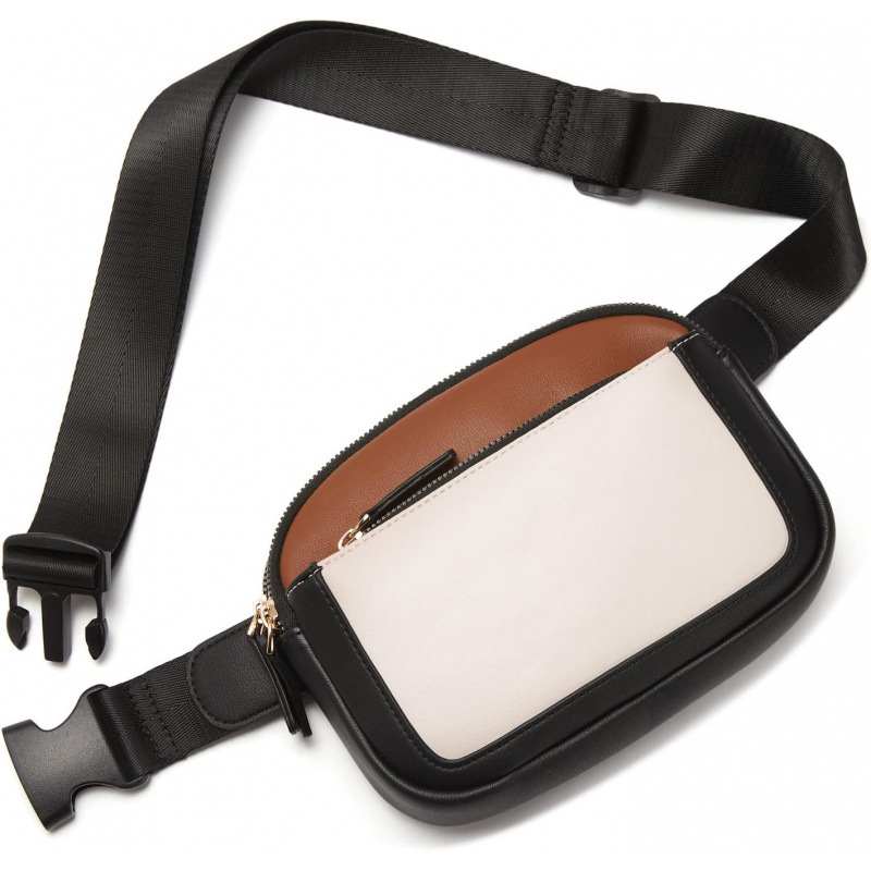 Bolsa de cinturón de cuero para mujer de estilo explosivo en stock Bolsa de mensajero Riñonera Correa de hombro ajustable Riñonera de cuero artificial para mujer
