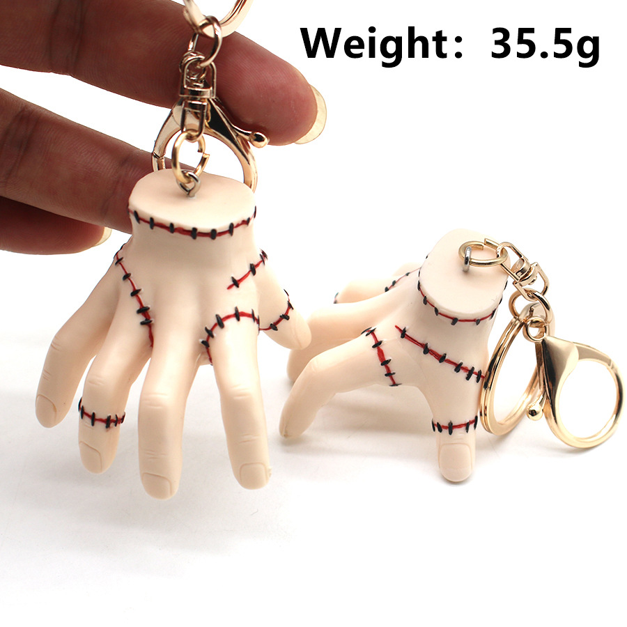 50g Weight Bag Pendant, Keychain Classification Retro Streetwear Hand Plastic Unisex Bag Pendant Keychain