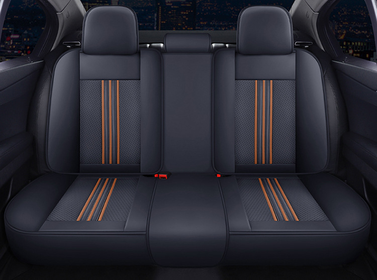 New Nappa Leather Car Seat Cushion Leather Four-Season Universal Breathable All-Inclusive Seat Cover Cross-Border Amazon Wholesale Ventilation