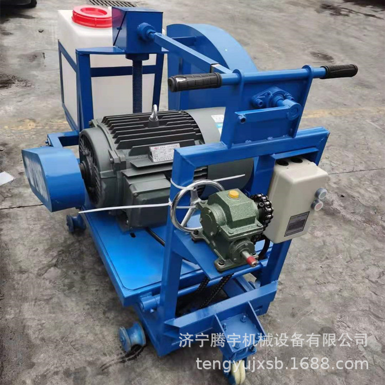 轨道式路面开槽机厂 混凝土马路开槽机 柴油嗲电动开槽机价格