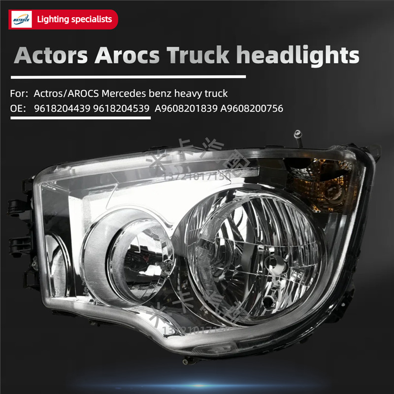 Aplicable a 4141 / 3341 / 4143 fábrica original de camiones pesados Mercedes-Benz AROCS / ACTROS faro de camión accesorios de lámpara