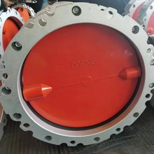 电动单/双法兰 粉尘蝶阀型号规格尺寸