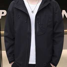 户外冲锋衣春秋新款男女学生情侣青年休闲外套宽松防风防水登山服