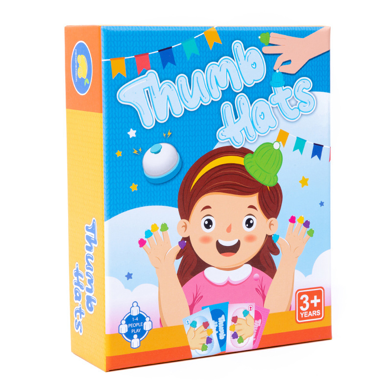 Tapa del pulgar color memoria cognitiva pensamiento entrenamiento educación temprana de los niños juguetes de Desarrollo Educativo juego de mesa interactivo entre padres e hijos