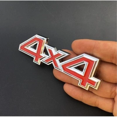 Car logo Car Logo H6 Jeep Wrangler - 4x4-red-silver-edge