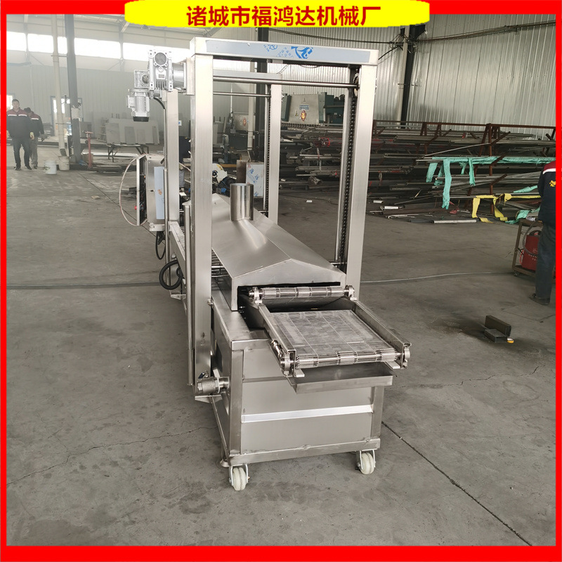 上糖稀小麻花油炸机 电加热香酥麻花油炸流水线