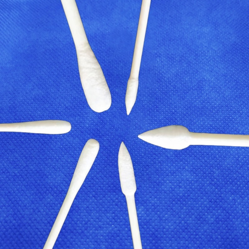 Disposable Double-Ended Cotton Swabs, Industrial-Grade Dust-Free Cleaning Cotton Swabs, Dust-Free Workshop Clean Cotton Swabs, Support Drop Shipping