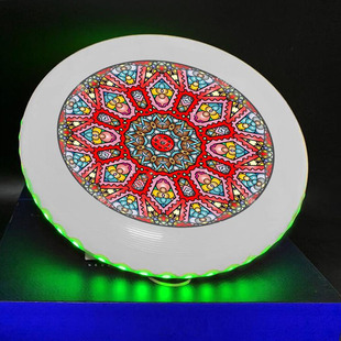 Wholesale Beach night outdoor sports game 175g with light competitive 27cm luminous flying saucer LED Frisbee