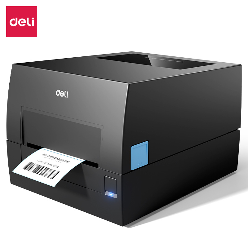 Deli GE500 thermal transfer printer thermal label copper plate silver paper dual mode self-adhesive clothing tag 5