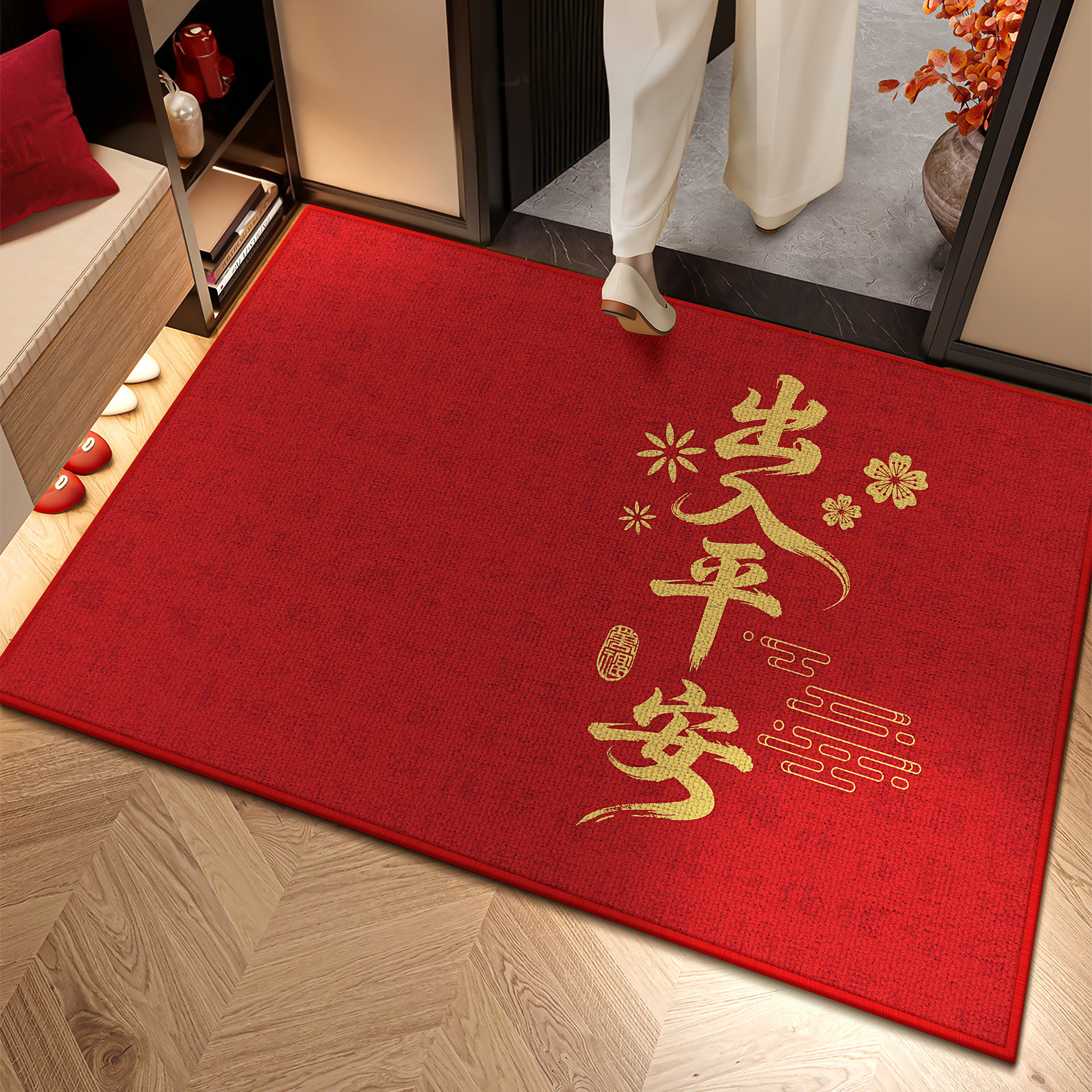 Alfombra de piso en la puerta de entrada alfombra de pie en la puerta de entrada de alta calidad alfombra roja en el vestíbulo de la nueva alfombra de entrada de seguridad 2025