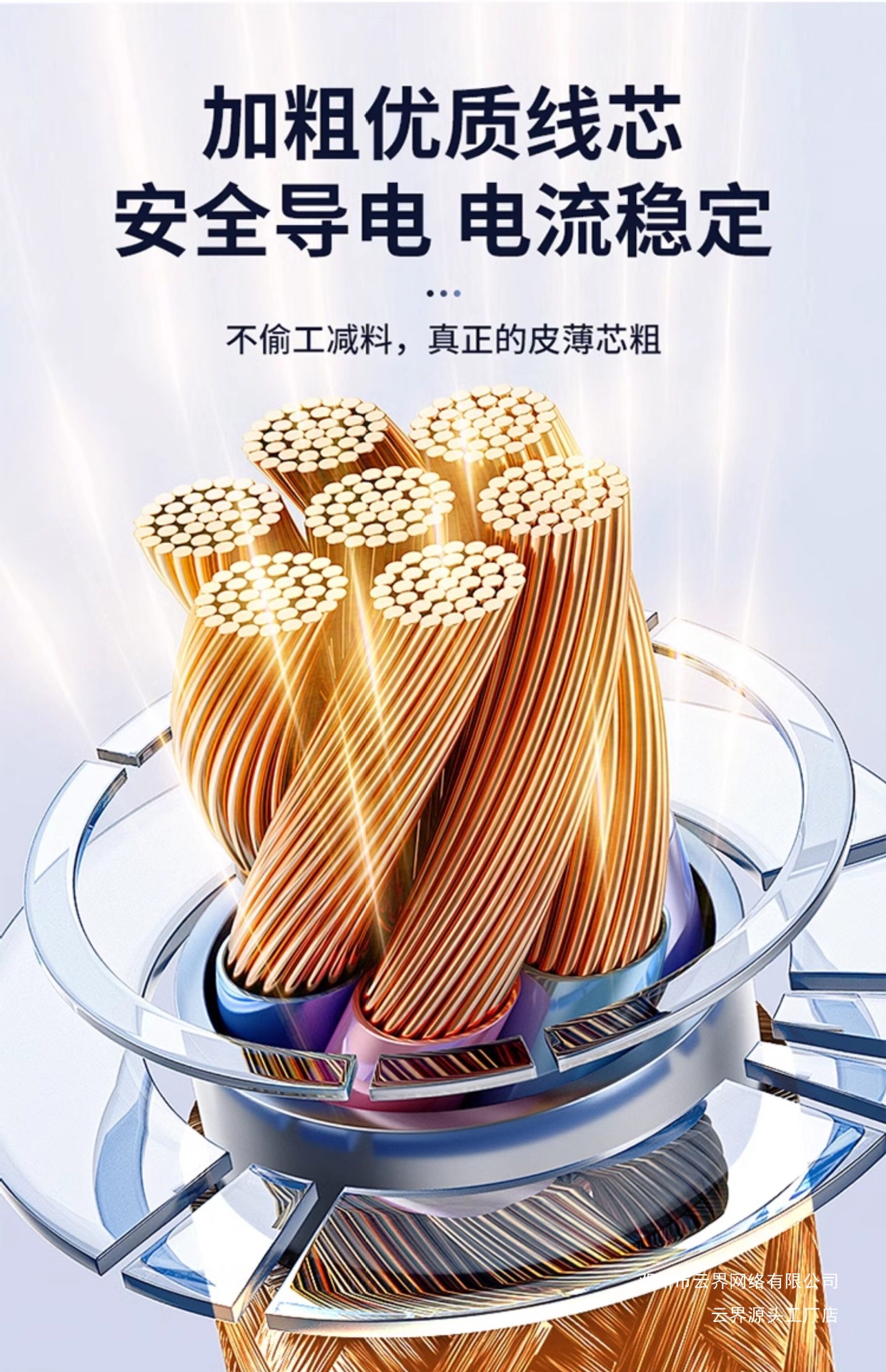 Copper Jumper Cables for Car Batteries, Battery Connection Clips, Battery Jumper Wires