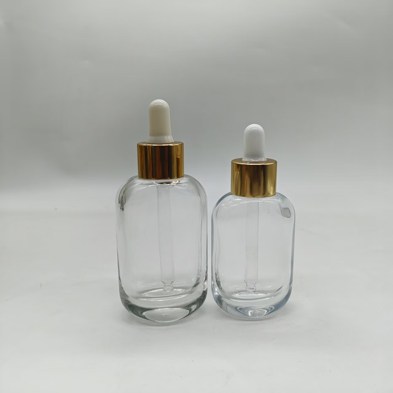 现货供应精油精华液30ml50ml玻璃瓶化妆品分装瓶