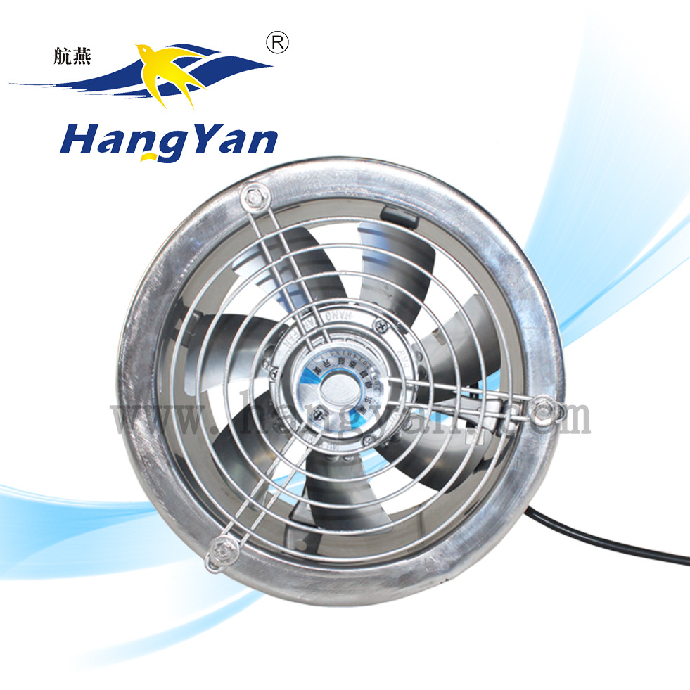 航燕牌外转子304不锈钢高筒式轴流风机YWF4E-300管道风机