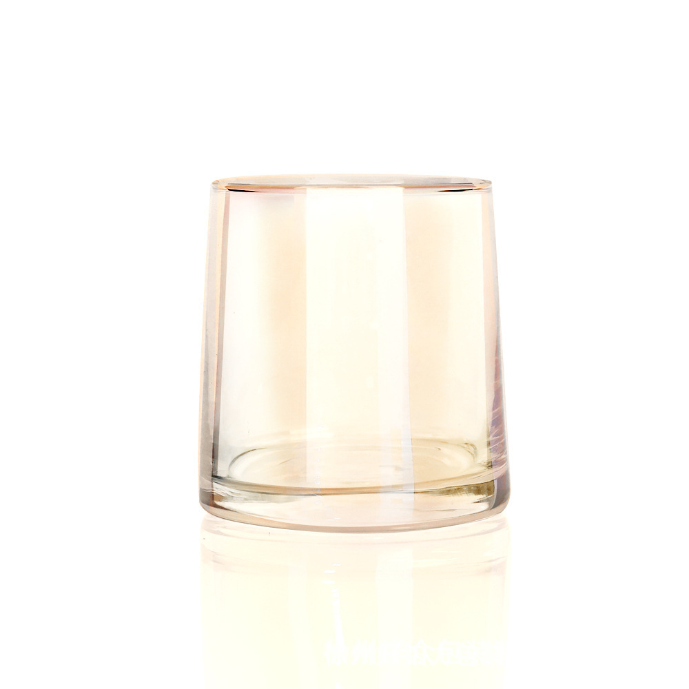 Color brillante, gran fragancia de barriga, taza de almacenamiento de vidrio transparente multifuncional con tapa de madera image 11