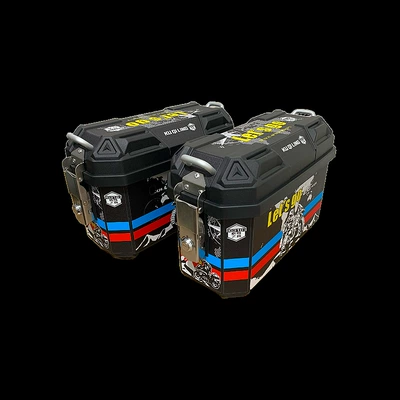 Electric car tail box — Waterproof, Thickened and Drop-Resistant - 25l-sticker-no-4-black-tailstock-model-integrated-bracket
