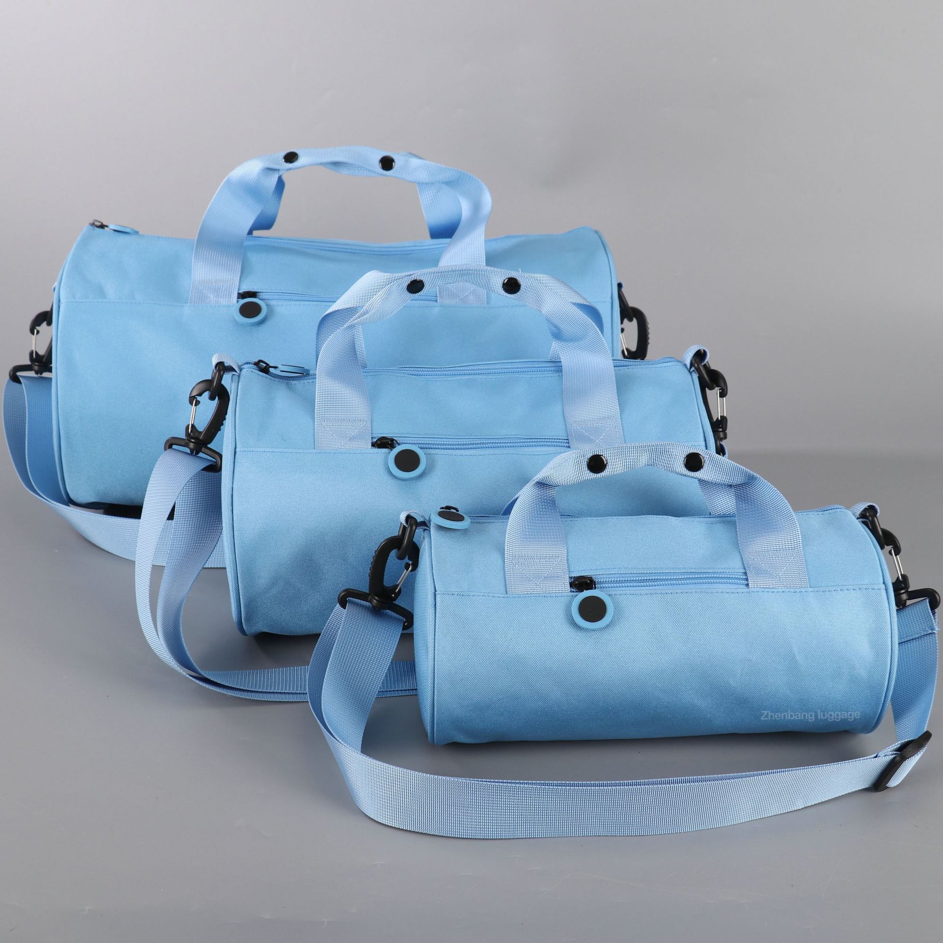 ヨガフィットネスバッグ、水泳スポーツバッグ、防水軽量荷物バッグ、円筒形ダンスバッグ、ロゴ印刷可能、新年