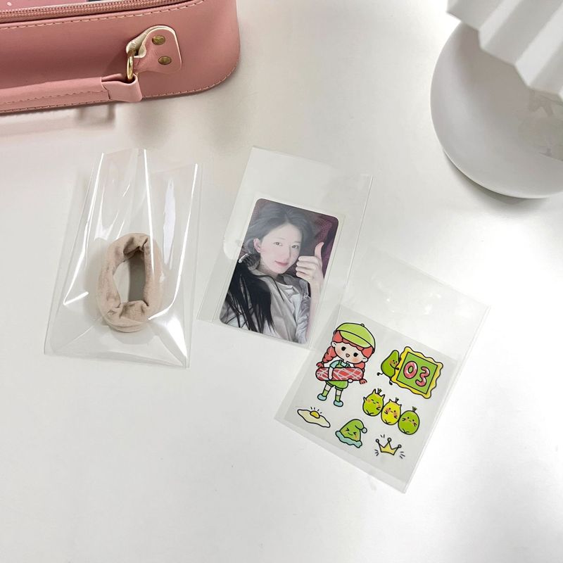 現物卸売りopp平口防塵透明ビニール袋厚手キャンディアクセサリーカードヘッド服装吊り札梱包袋|undefined