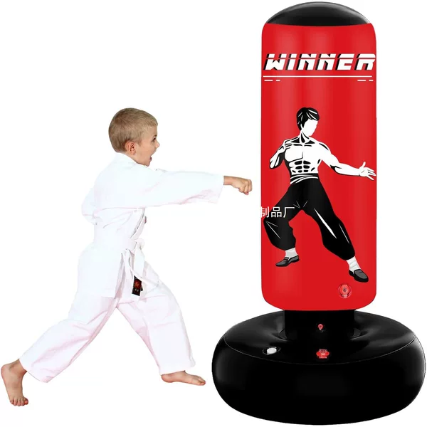 VCOLAN Children's Boxing Bag, 67inch Stable Inflatable Boxing Bag, Suitable for Ages 5-12, Ninja Air