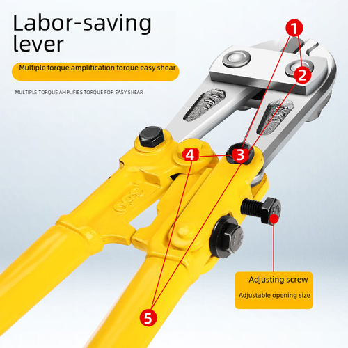 Wire-cutting pliers, rebar cutter, wire lock, iron wire, heavy-duty beak shears, wire stripping pliers, labor-saving wire cutters