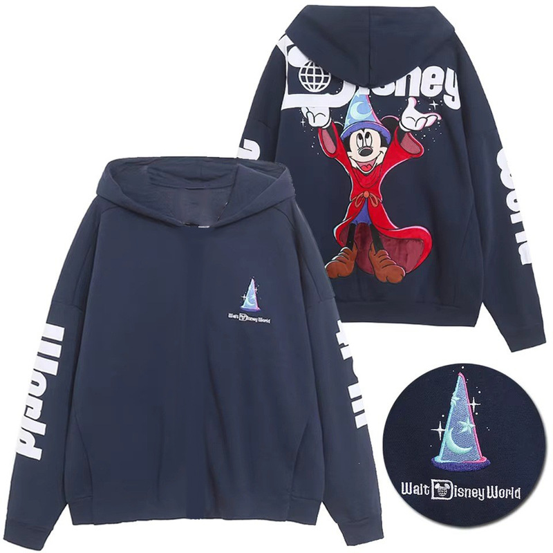 Disney World Castle Letter Magic Mickey Mouse Cartoon 3D Print Autumn Sweatshirt Women's Hoodie Disney World Castle Letter Magic Mickey Mouse Cartoon 3D Print Autumn Sweatshirt Women's Hoodie