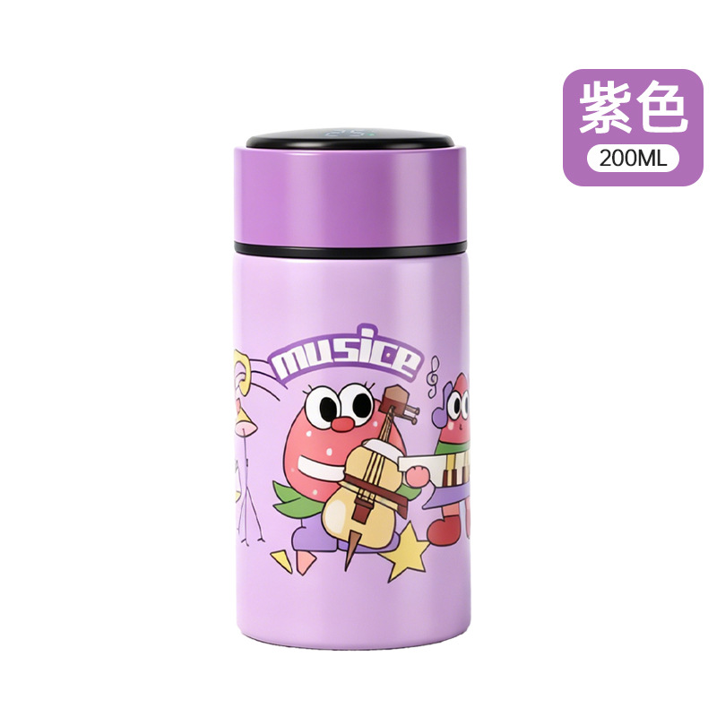 Mini termo al por mayor, pantalla inteligente de temperatura, taza de acero inoxidable 316, compacta y portátil, taza de agua aislada de grado alimenticio 304 image 14