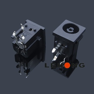 DC-6414-1282 double hole/5A high current/high temperature resistance/DC power socket/DC DC socket
