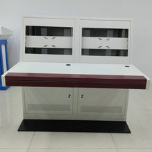 明朗机柜 监控操作平台 平面监控操作台琴式控制台拐角操作台