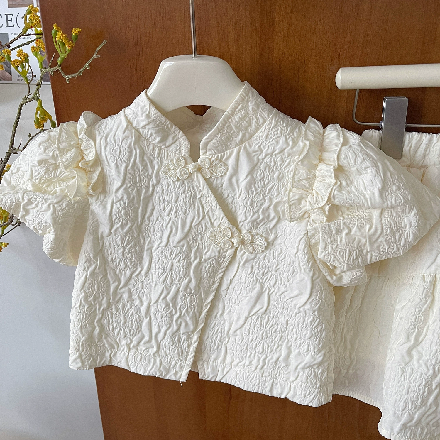 Summer retro children's set, Korean style, children's clothing